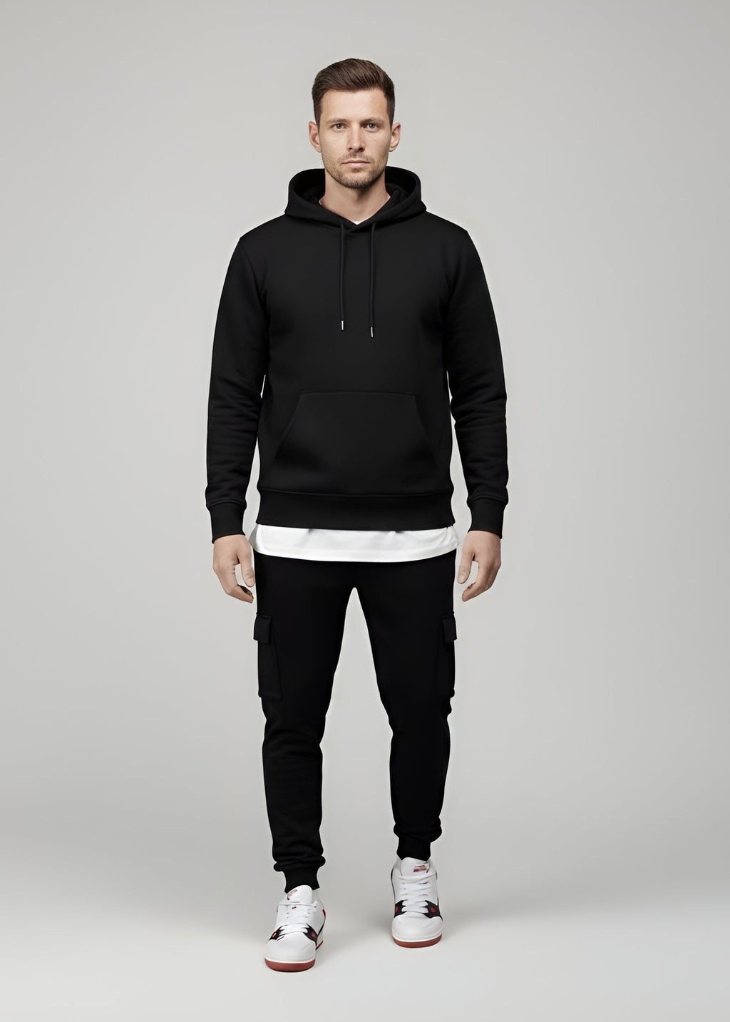 regular fit duks sa kapuljačom