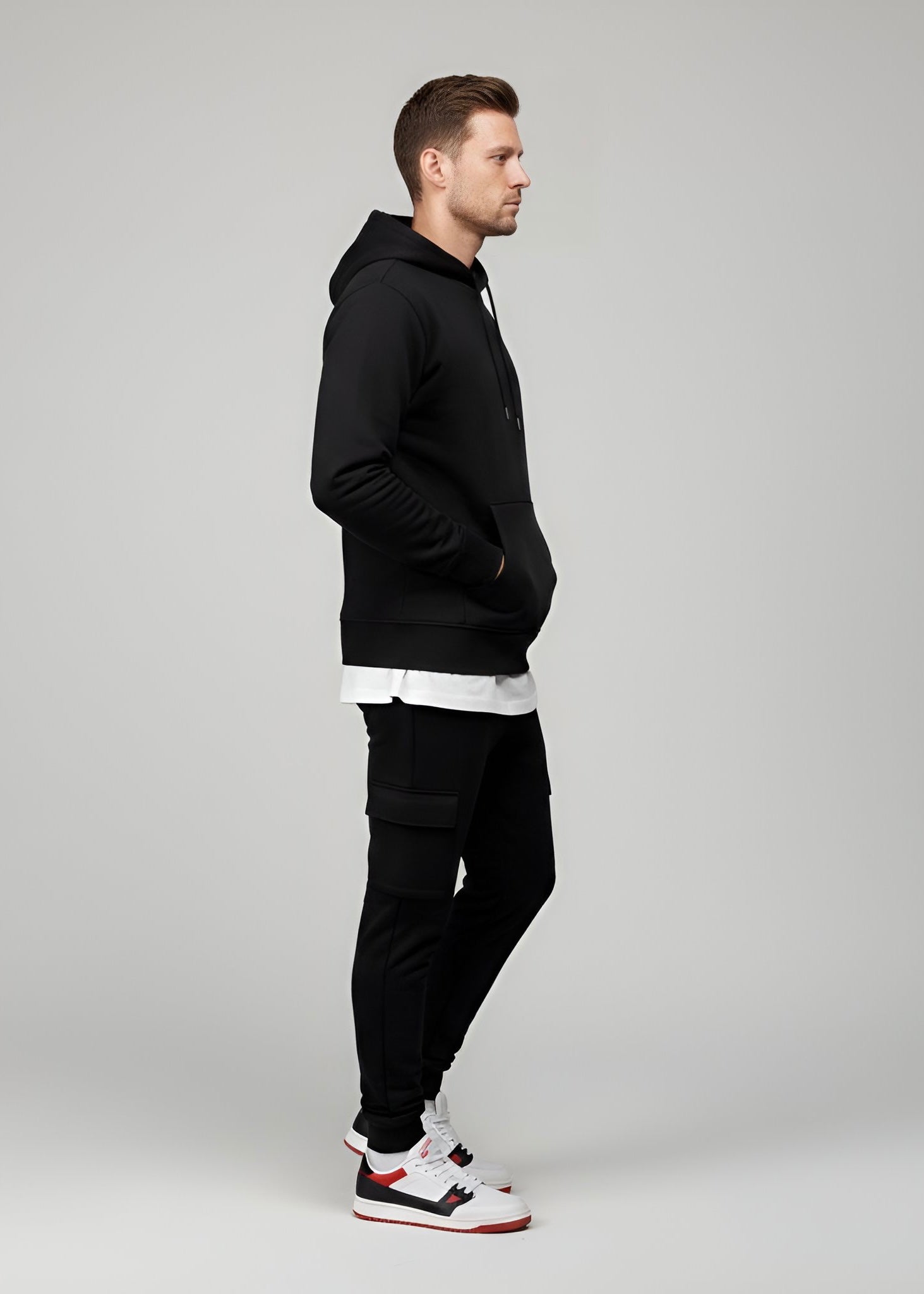 regular fit duks sa kapuljačom